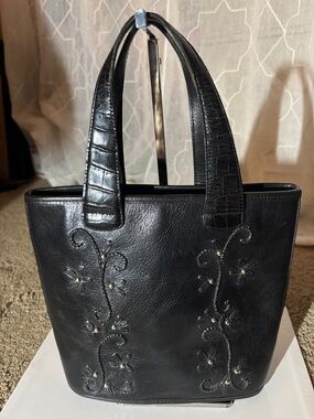 Vintage Brighton Leather Tote A043067